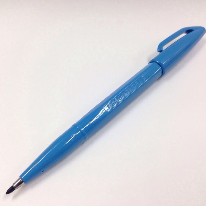 Pentel Water-Based Signature Pen S520-SD Sky Blue Set of 10-Kiichin - The #1 Place for Japanese Goods in Your Hand!