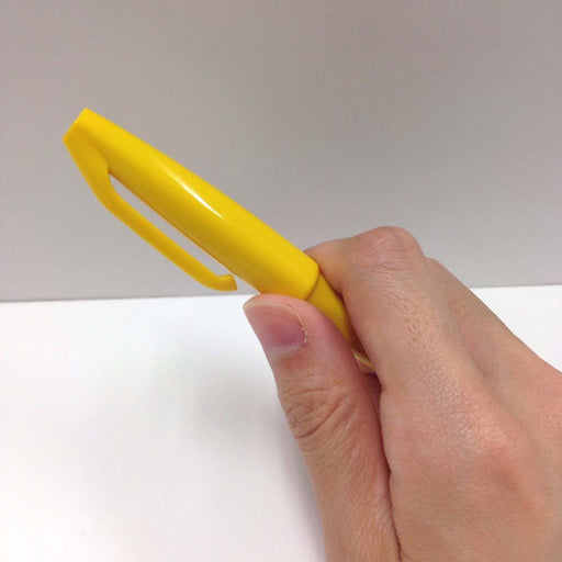 Pentel S520-GD Water-Based Signature Pen Set Yellow Pack of 10-Kiichin - The #1 Place for Japanese Goods in Your Hand!
