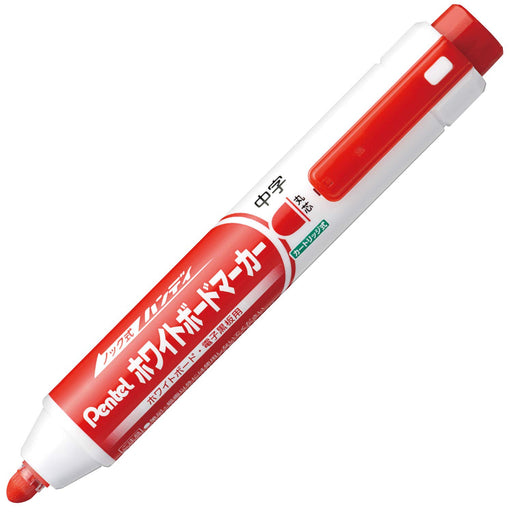 Pentel MWXN5M-B Red Whiteboard Marker Set of 10-Kiichin - The #1 Place for Japanese Goods in Your Hand!