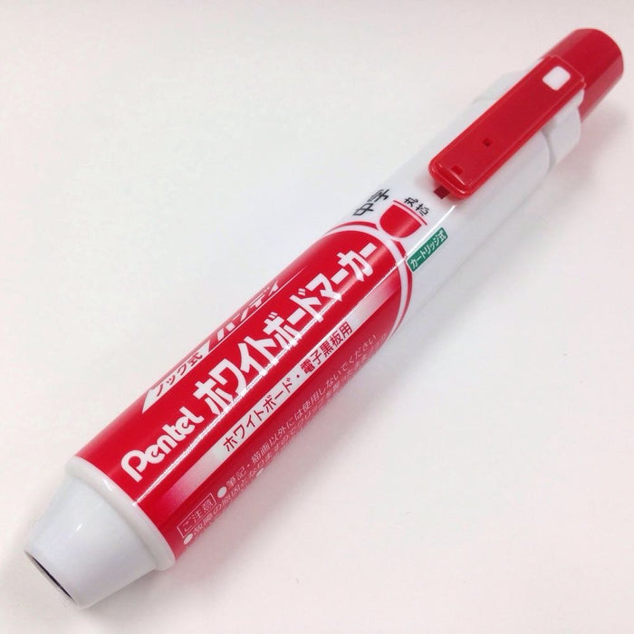 Pentel MWXN5M-B Red Whiteboard Marker Set of 10-Kiichin - The #1 Place for Japanese Goods in Your Hand!