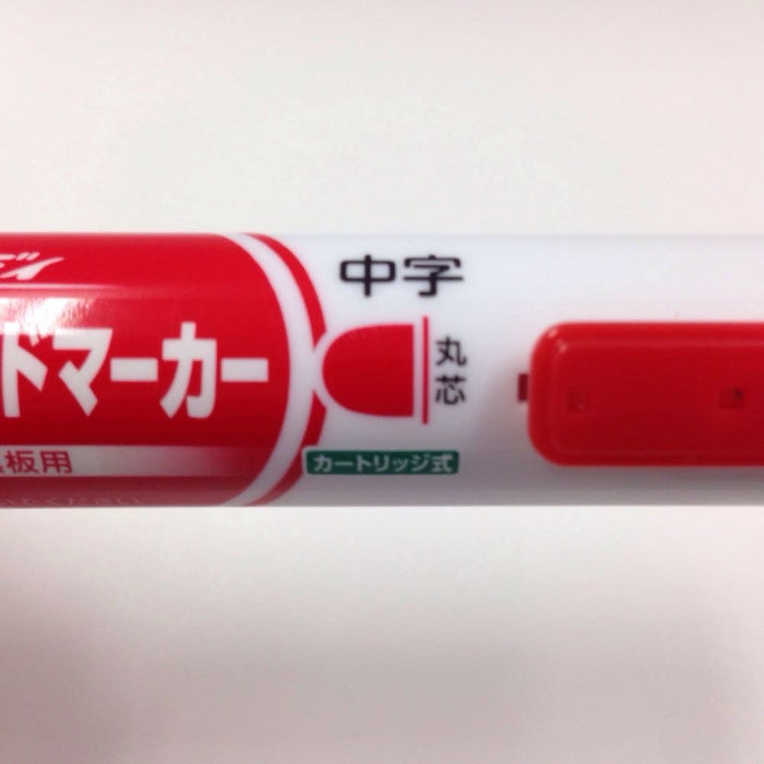 Pentel MWXN5M-B Red Whiteboard Marker Set of 10-Kiichin - The #1 Place for Japanese Goods in Your Hand!