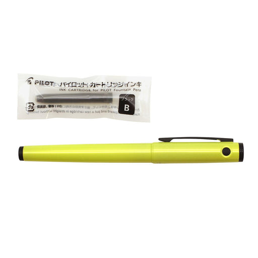 Pilot Lite M Medium Point Active Yellow Fountain Pen - FLT2SRAYM Model-Kiichin - The #1 Place for Japanese Goods in Your Hand!