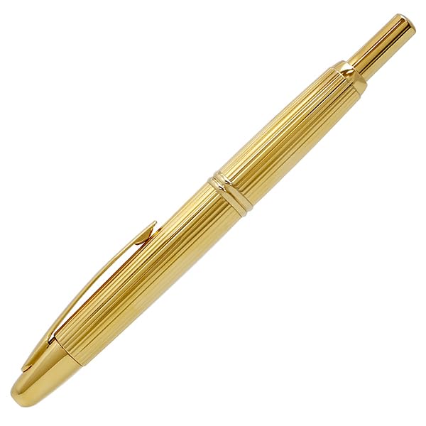 Pilot Itoya Exclusive Capless Fountain Pen Stripe Gold Extra Fine Nib