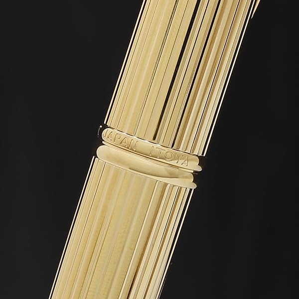 Pilot Itoya Exclusive Capless Fountain Pen Gold Stripe Medium Nib