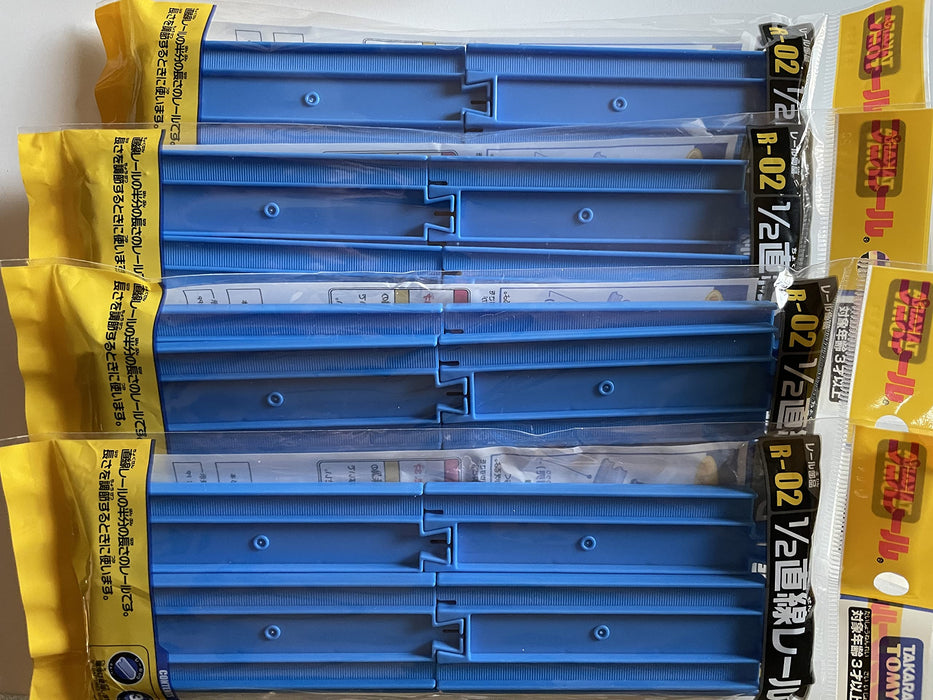 Takara Tomy Plarail 6-Piece Half Straight Rail R-02 Set-Kiichin - The #1 Place for Japanese Goods in Your Hand!