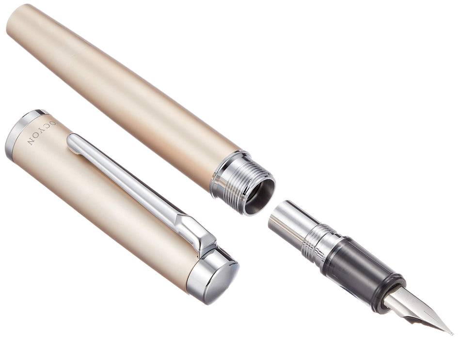Platinum Fountain Pen Medium Nib Dual-Use Champagne Gold Regular Import Pns-8000 78-3-Kiichin - The #1 Place for Japanese Goods in Your Hand!