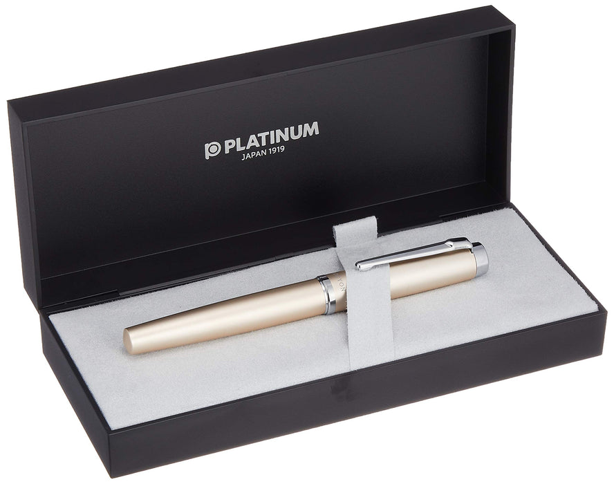 Platinum Fountain Pen Medium Nib Dual-Use Champagne Gold Regular Import Pns-8000 78-3-Kiichin - The #1 Place for Japanese Goods in Your Hand!