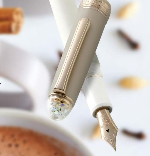 Platinum 3776 Century Heart Shape Fountain Pen Medium M 14K Ink Dual-Use Chai Latte-Kiichin - The #1 Place for Japanese Goods in Your Hand!