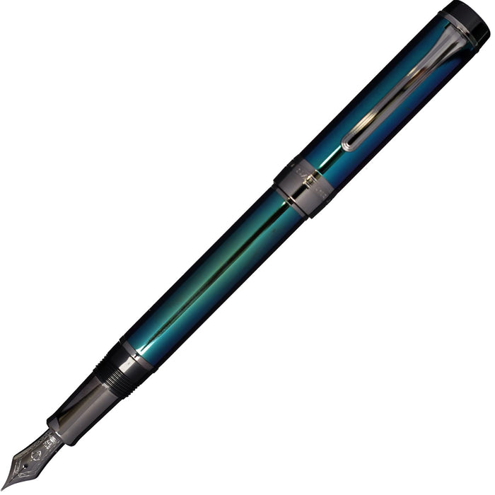 Sailor Cylint Lagoon Fountain Pen Medium Nib Colored Stainless Steel