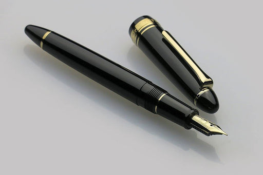 Sailor Fountain Pen Profit Casual Medium Point Gold Trim Black Design Model 11-0570-420-Kiichin - The #1 Place for Japanese Goods in Your Hand!