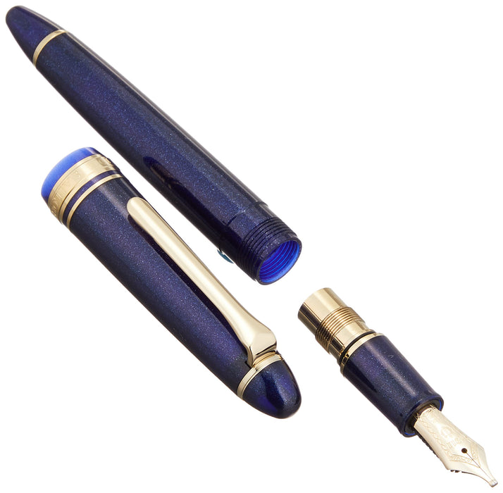 Sailor Fountain Pen Profit Light Gold Trim Shining Blue Music 11-1038-940-Kiichin - The #1 Place for Japanese Goods in Your Hand!