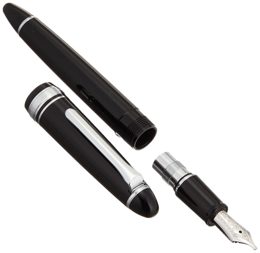 Sailor Fountain Pen Profit Light with Silver Trim Black Music Nib 11-1039-920-Kiichin - The #1 Place for Japanese Goods in Your Hand!
