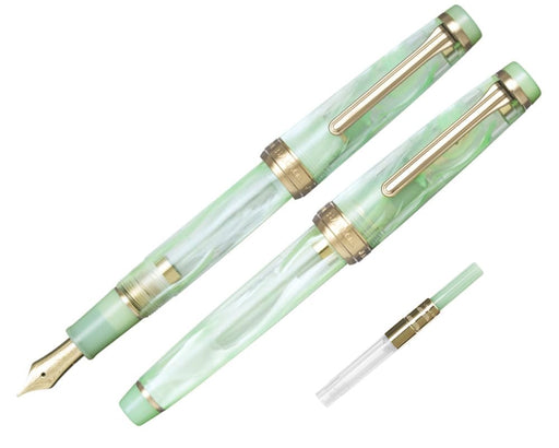 Sailor Veilio Pearl Mint GT Medium Point Fountain Pen 21K Dual-Use Model 11-5045-467-Kiichin - The #1 Place for Japanese Goods in Your Hand!