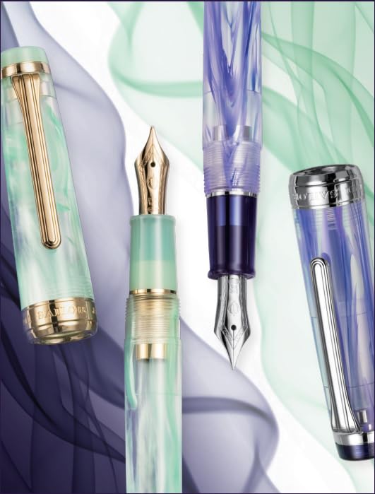 Sailor Fountain Pen Veilio Pearl Mint GT 21K Medium Size Dual-Use Music 11-5045-967-Kiichin - The #1 Place for Japanese Goods in Your Hand!