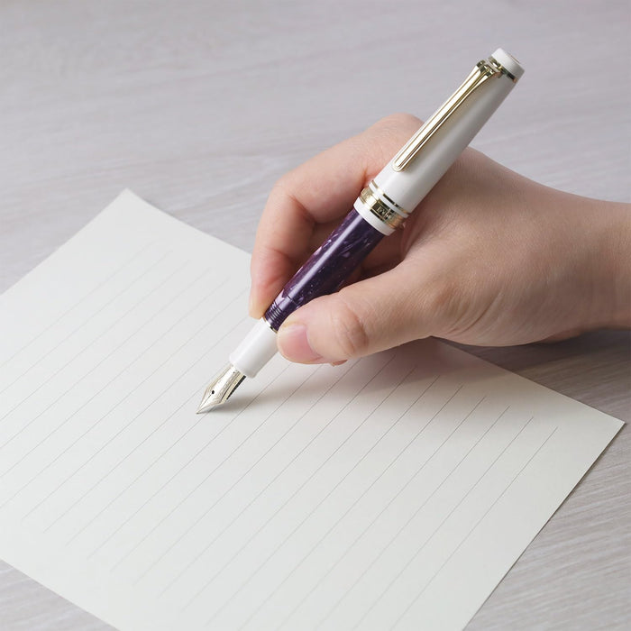 Sailor Fountain Pen Rencontre Raisin Medium Fine Nib Model 11-2231-332