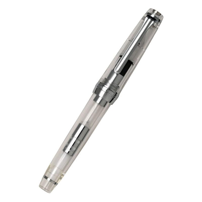 Sailor Fountain Pen Professional Gear Slim Silver Demonstrator Medium Fine