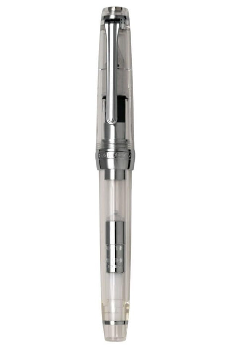 Sailor Fountain Pen Professional Gear Slim Silver Demonstrator Medium Fine