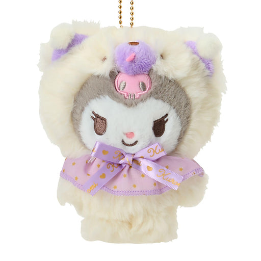 Sanrio Kuromi Mascot Holder Fluffy Doll Cute Plush Toy 549983-Kiichin - The #1 Place for Japanese Goods in Your Hand!