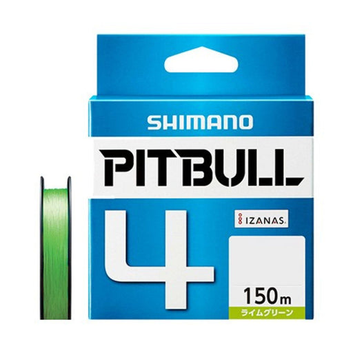 Shimano Pitbull 4-Strand Braid 150M Pe Line Lime Green 10.3Lb-Kiichin - The #1 Place for Japanese Goods in Your Hand!