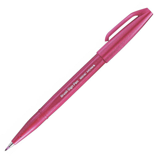 Pentel Brush Touch Felt Pen Burgundy Stationery Ses 15 Cb 2 Set-Kiichin - The #1 Place for Japanese Goods in Your Hand!