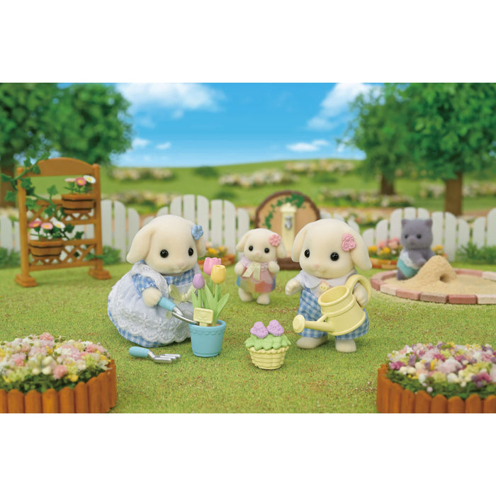 Epoch Sylvanian Families Flora Rabbit Siblings Doll & Furniture Set Toy Dollhouse for Ages 3+-Kiichin - The #1 Place for Japanese Goods in Your Hand!