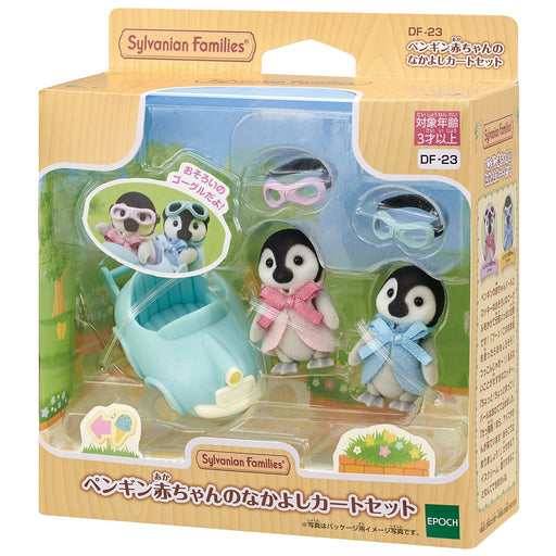 Epoch Sylvanian Families Penguin Baby Cart Doll & Furniture Set Age 3+ Toy-Kiichin - The #1 Place for Japanese Goods in Your Hand!