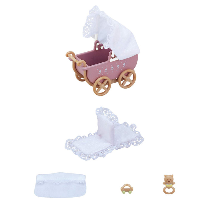 Epoch Sylvanian Families Baby Car Set St Mark Certified Dollhouse Toy for Ages 3+-Kiichin - The #1 Place for Japanese Goods in Your Hand!