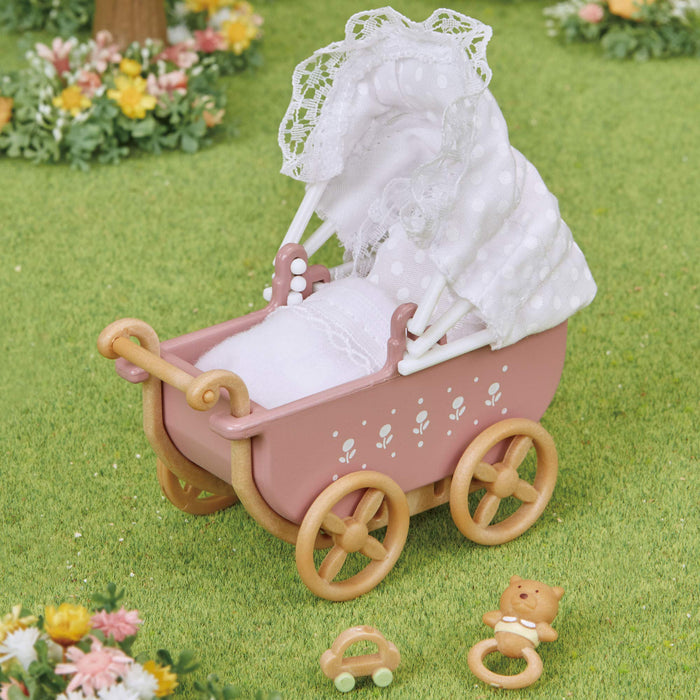 Epoch Sylvanian Families Baby Car Set St Mark Certified Dollhouse Toy for Ages 3+-Kiichin - The #1 Place for Japanese Goods in Your Hand!