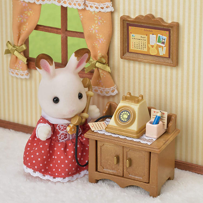 Epoch Sylvanian Families Furniture Telephone Stand Set St Mark Certified Toy Dollhouse for Ages 3+-Kiichin - The #1 Place for Japanese Goods in Your Hand!