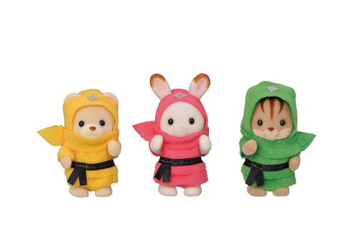 Epoch Sylvanian Families Baby Ninja Trio C-66 St Mark Certified Dollhouse Toy for Ages 3+-Kiichin - The #1 Place for Japanese Goods in Your Hand!