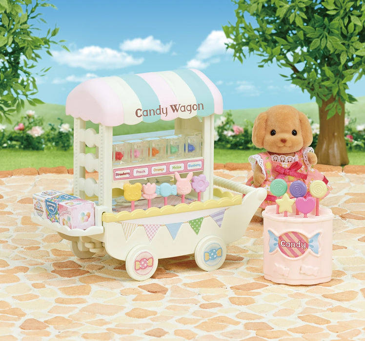 Epoch Sylvanian Families Colorful Candy Wagon Toy Dollhouse Mi-85 St Mark Suitable for Ages 3+-Kiichin - The #1 Place for Japanese Goods in Your Hand!
