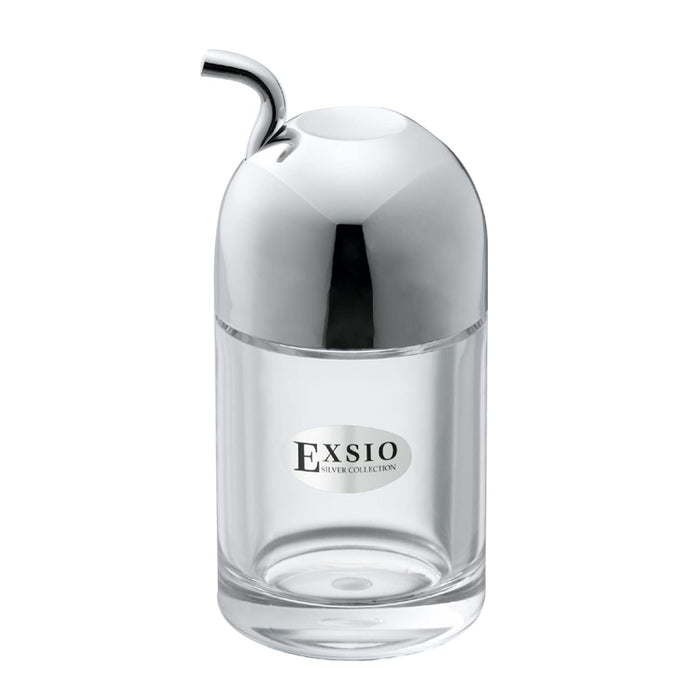 Daiwa Exio M Ex-2 Soy Sauce Dispenser Silver 110Ml Anti-Drip Made in Japan