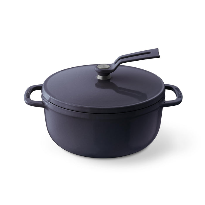 Vermicular Cast Iron Enamel Pot 18cm Ocean Navy Waterless Cook Bake Set