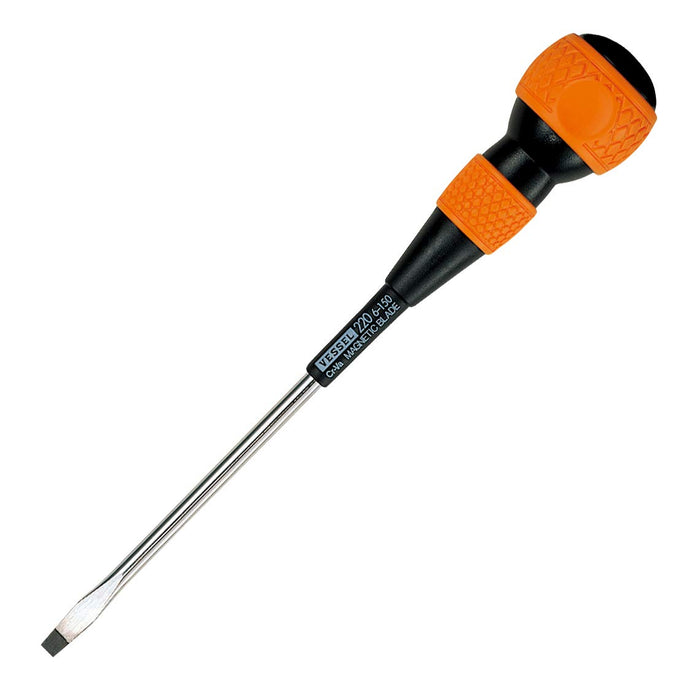 Vessel Ball Grip Driver 6x150 1/4 Inch x 6 Inch No.220 Model 220S6150