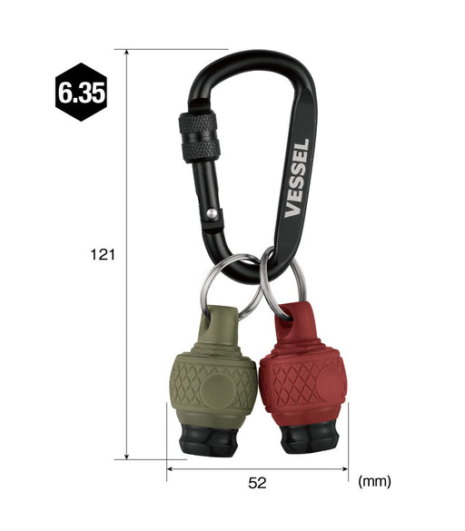 Vessel QB-22K2DGR Ball Grip Quick Catcher Set (Dal Green/Dal Red) 2pcs-Kiichin - The #1 Place for Japanese Goods in Your Hand!