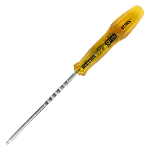 Vessel Power Grip T10H Torx Screwdriver - 80mm Tamper-Proof - B-5400Tx Model-Kiichin - The #1 Place for Japanese Goods in Your Hand!