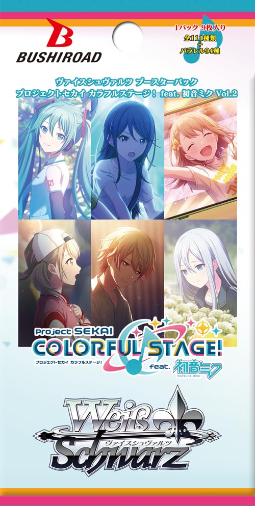Bushiroad Weiss Schwarz Project Sekai Colorful Stage Vol.2 Featuring Hatsune Miku Booster Pack-Kiichin - The #1 Place for Japanese Goods in Your Hand!