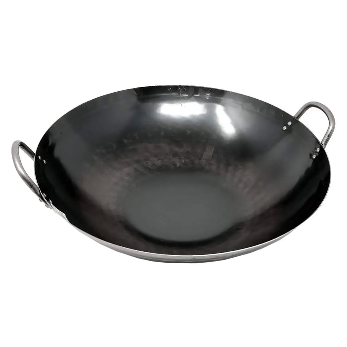 Yamada Japanese Hammered Iron Double-Handle Wok 1.6Mm 54Cm Thickness-Kiichin - The #1 Place for Japanese Goods in Your Hand!