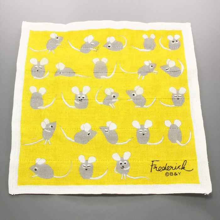 Aito Leo Lionni Mosquito Net Fabric Dishcloth 30cm Yellow 278603-Kiichin - The #1 Place for Japanese Goods in Your Hand!