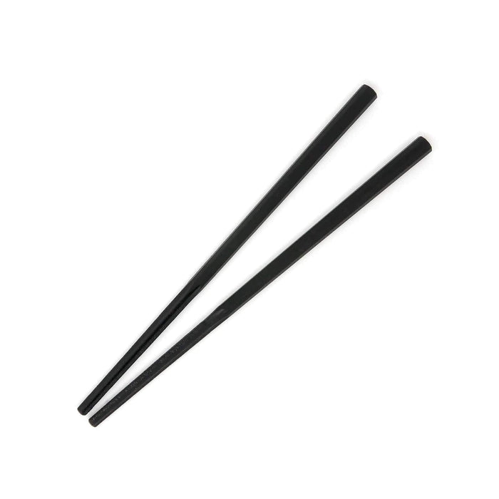 Akebono 23Cm Black Decagonal Non-Slip Noodle Chopsticks - Authentic Japanese Cuisine-Kiichin - The #1 Place for Japanese Goods in Your Hand!