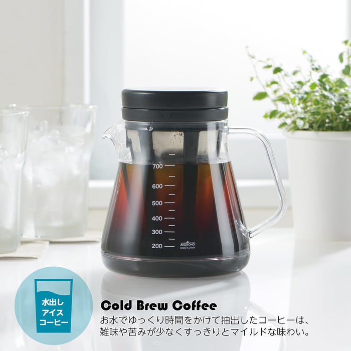 Akebono Sangyo Coffee Server Storon 750 2Way Dripper Set Black TW-3760-Kiichin - The #1 Place for Japanese Goods in Your Hand!