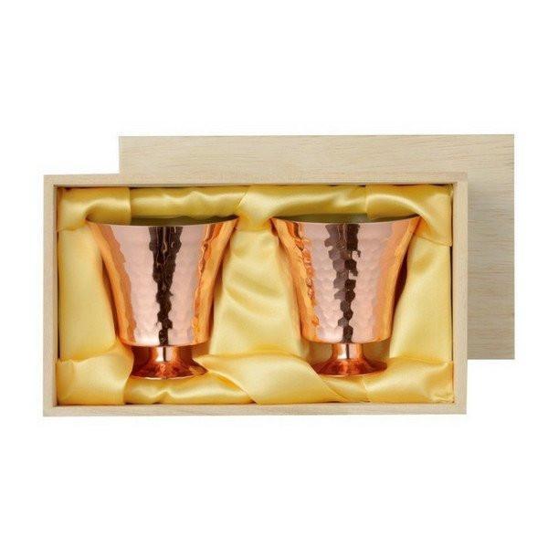 Asahi Copper Tumbler Set - 2 Glasses, 270ml Capacity-Kiichin - The #1 Place for Japanese Goods in Your Hand!