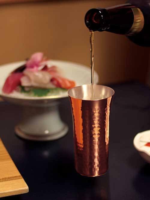 Asahi Copper Small Glass Set - 5 Glasses (CNE928) - 160Ml Capacity-Kiichin - The #1 Place for Japanese Goods in Your Hand!