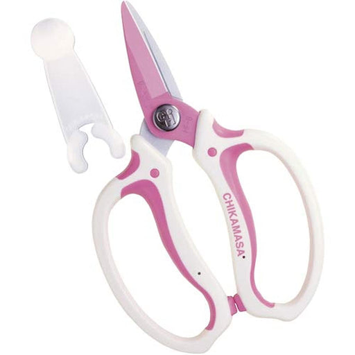 Chikamasa MF-8000P Ultra Rosso Flower Scissors w/ Cap-Kiichin - The #1 Place for Japanese Goods in Your Hand!