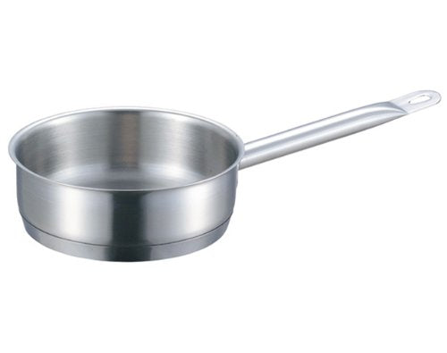 Ebm 21Cr Pro Chef IH Shallow Pot 28cm No Lid-Kiichin - The #1 Place for Japanese Goods in Your Hand!