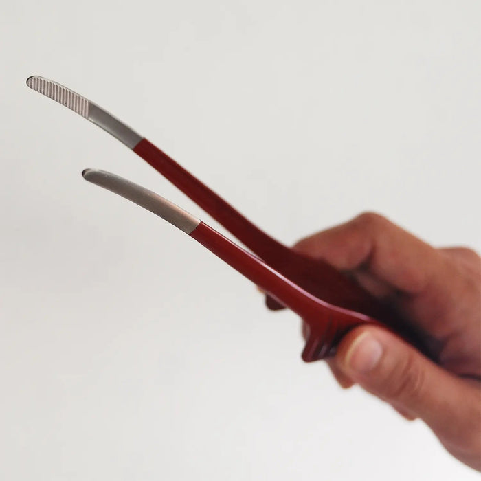 Ebm Stainless Steel Clever Chopstick Tongs - Red, the Ultimate Kitchen Tool-Kiichin - The #1 Place for Japanese Goods in Your Hand!
