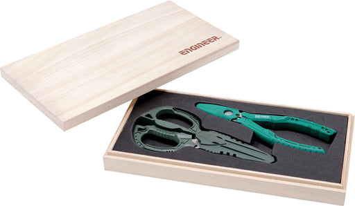 Engineer Paulownia Box PGT-03 Nejisaurus & Tetsuwan Scissors Gift Pack-Kiichin - The #1 Place for Japanese Goods in Your Hand!