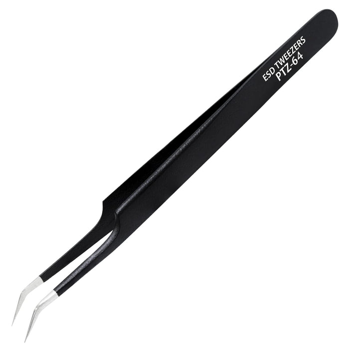 Engineer PTZ-64 Curved Tweezers Black-Kiichin - The #1 Place for Japanese Goods in Your Hand!
