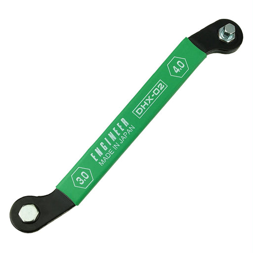 Engineer DHX-02 Thin Bent Wrench 3.0/4.0mm Hex Width-Kiichin - The #1 Place for Japanese Goods in Your Hand!