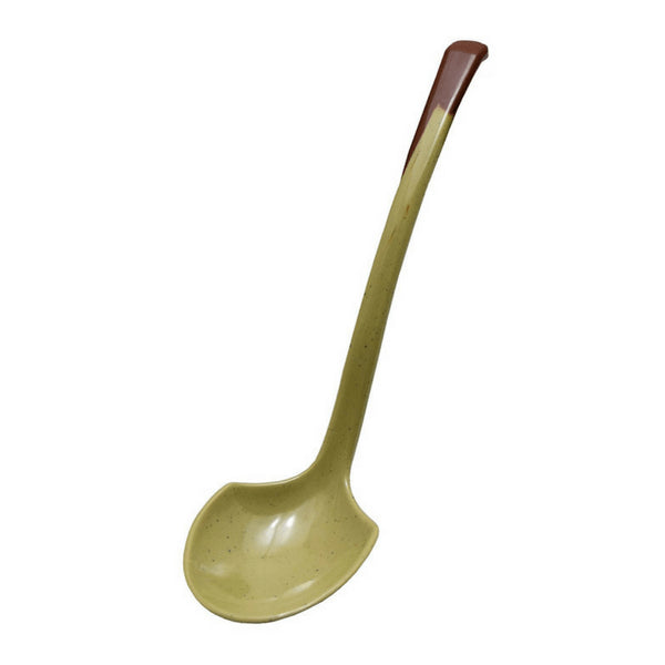 Entec Japan 21.8Cm Brown Melamine Ramen Spoon - Long-Handled Utensil-Kiichin - The #1 Place for Japanese Goods in Your Hand!